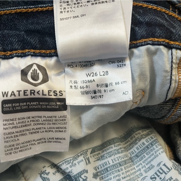 Women’s 26 Levi Skinny Jeans - Picture 5 of 5